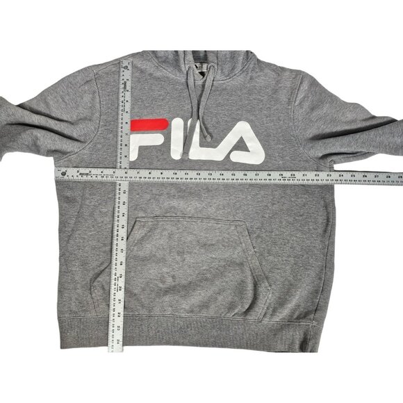 Fila Fiori Pullover Hoodie Size M Gray - Picture 1 of 8
